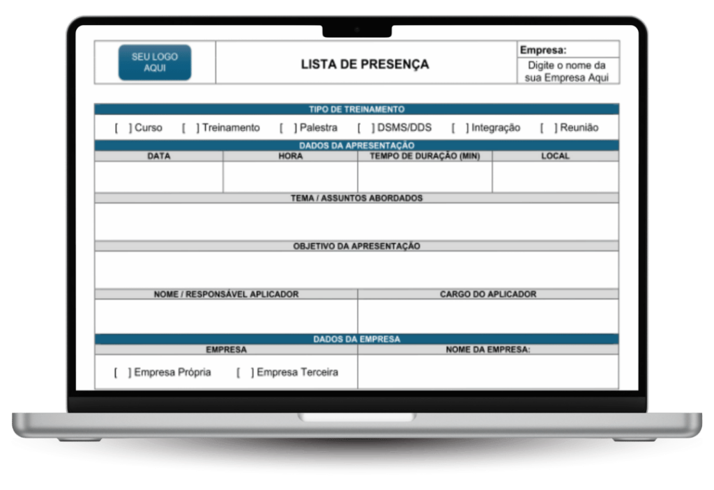 Lista de Presença em Treinamentos